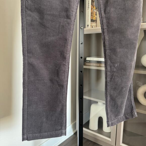 Taylor Stitch The Camp Charcoal Corduroy Pants 36 NEW Straight Organic Cotton - Picture 4 of 6
